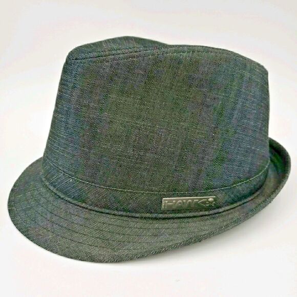 Tony Hawk Mens Hat Gray Fedora Size Large XL Unisex Hipster Skater Surfer Cotton - Picture 1 of 16